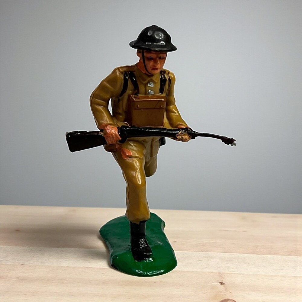 Marx Warriors Of The World Eugene Black WWII British Soldier Toy 1960s